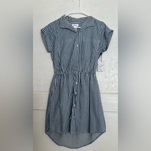 Size small, blue/white dress